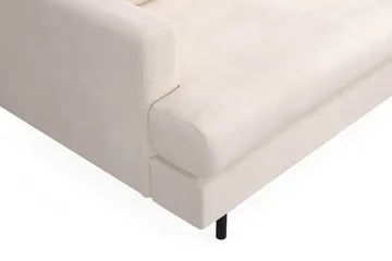 Menard Compact 3-sits Manchestersoffa - Beige - Möbler - Soffa - 3 sits soffa