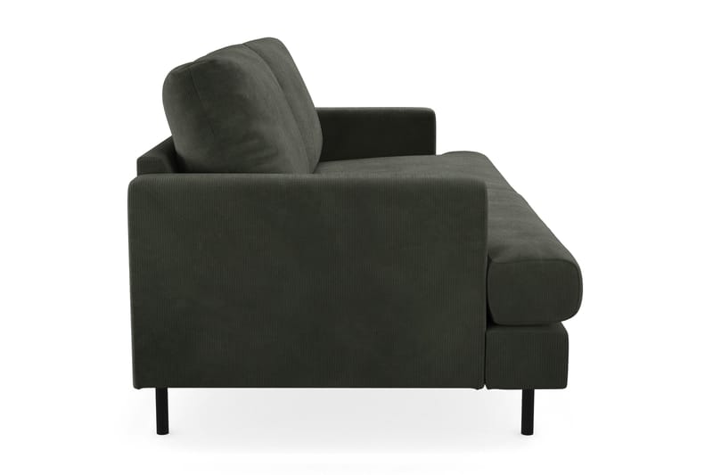 Menard Compact 3-sits Manchestersoffa - Mörkgrön - Möbler - Soffa - 3 sits soffa