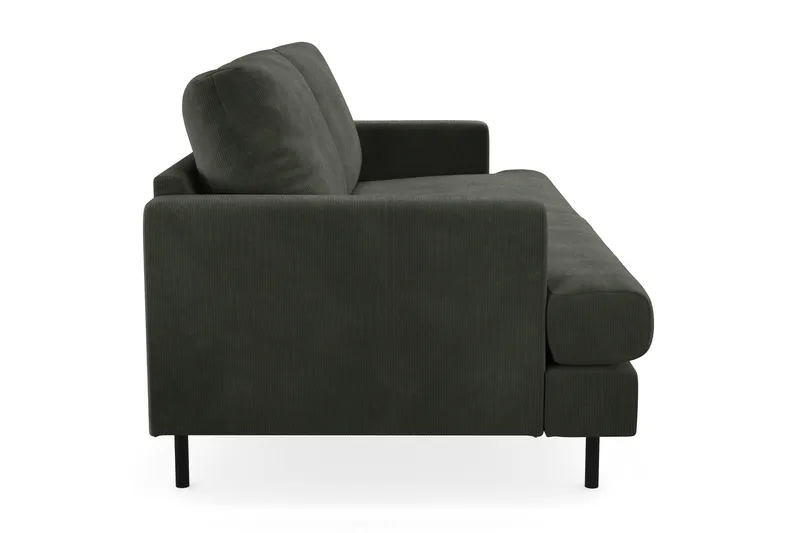 Menard Compact 3-sits Manchestersoffa - Mörkgrön - Möbler - Soffa - 3 sits soffa