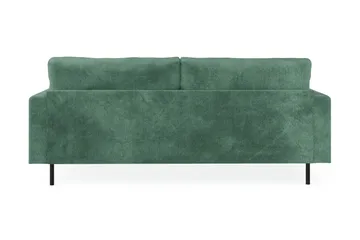 Menard Compact 3-sits Sammetssoffa - Mörkgrön - Möbler - Soffa - 3 sits soffa