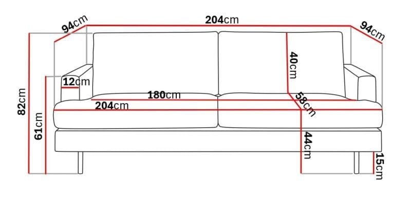 Menard Compact 3-sits Sammetssoffa - Mörkgrön - Möbler - Soffa - 3 sits soffa