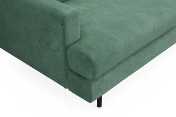 Menard Compact 3-sits Sammetssoffa - Mörkgrön - Möbler - Soffa - 3 sits soffa