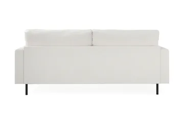 Menard Compact 3-sits Soffa i Bouclé - Vit - Möbler - Soffa - 3 sits soffa