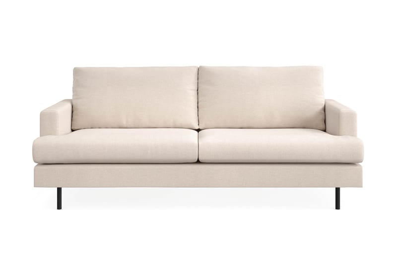 Menard Compact 3-sits Tygsoffa - Beige - Möbler - Soffa - 3 sits soffa