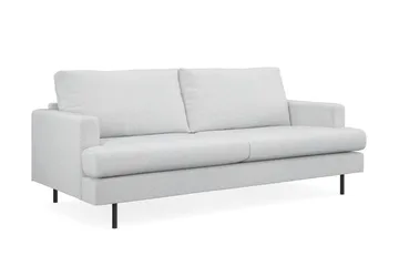 Menard Compact 3-sits Tygsoffa - Ljusgrå - Möbler - Soffa - 3 sits soffa