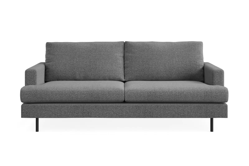 Menard Compact 3-sits Tygsoffa - Mörkgrå - Möbler - Soffa - 3 sits soffa