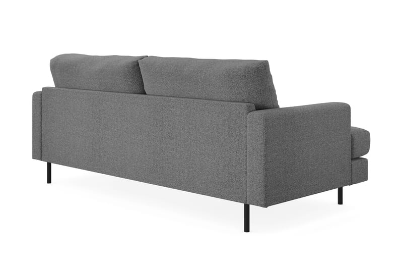 Menard Compact 3-sits Tygsoffa - Mörkgrå - Möbler - Soffa - 3 sits soffa