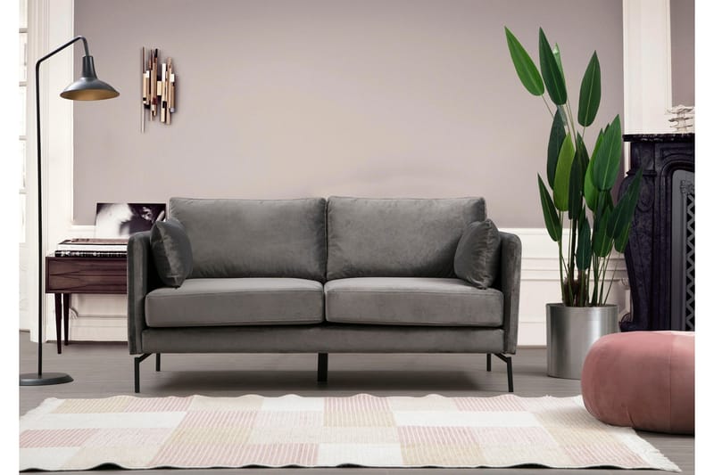 Mezonzo 2-sits Soffa - Grå - Möbler - Soffa - 2 sits soffa