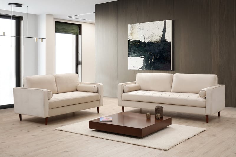 Mirrilnesh Soffa 2-sits - Beige - Möbler - Soffa - 2 sits soffa