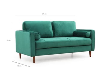 Mirrilnesh Soffa 2-sits - Grön - Möbler - Soffa - 2 sits soffa
