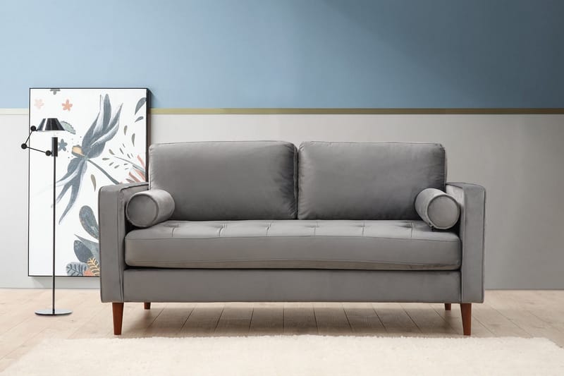Mirrilnesh Soffa 2-sits - Ljusgrå - Möbler - Soffa - 2 sits soffa
