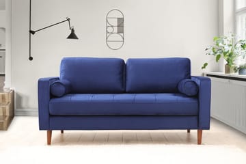 Mirrilnesh Soffa 2-sits - Marinblå - Möbler - Soffa - 2 sits soffa