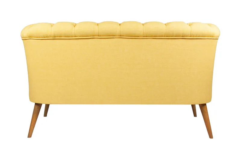 Monroew 2-sits Soffa - Gul/Natur - Möbler - Soffa - 2 sits soffa