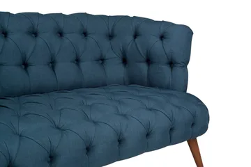 Monroew 2-sits Soffa - Mörkblå/Natur - Möbler - Soffa - 2 sits soffa
