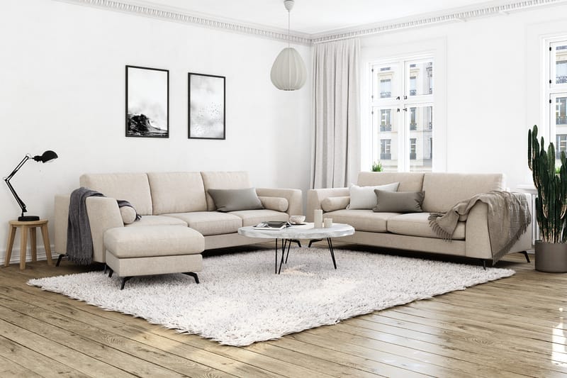 Ocean Lyx 3-sits Soffa - Beige - Möbler - Soffa - 2 sits soffa