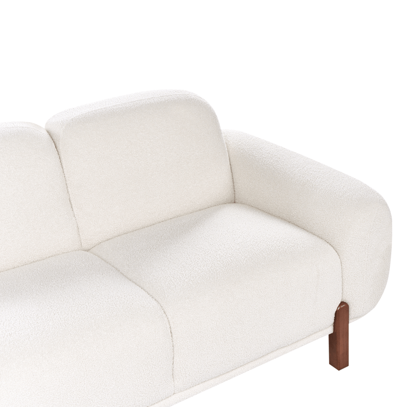 2-sits soffa Odnes i Bouclé - Vit - Möbler - Soffa - 2 sits soffa