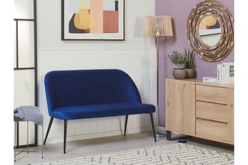 Osbyn 2-sits Soffa - Sammet/Blå - Möbler - Soffa - Kökssoffa & pinnsoffa