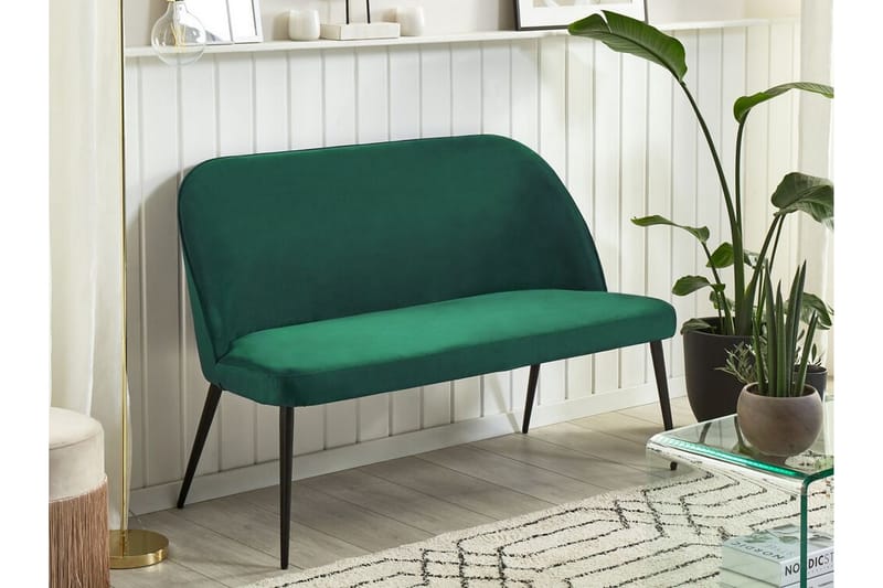 Osbyn 2-sits Soffa - Sammet/Mörkgrön - Möbler - Soffa - 2 sits soffa
