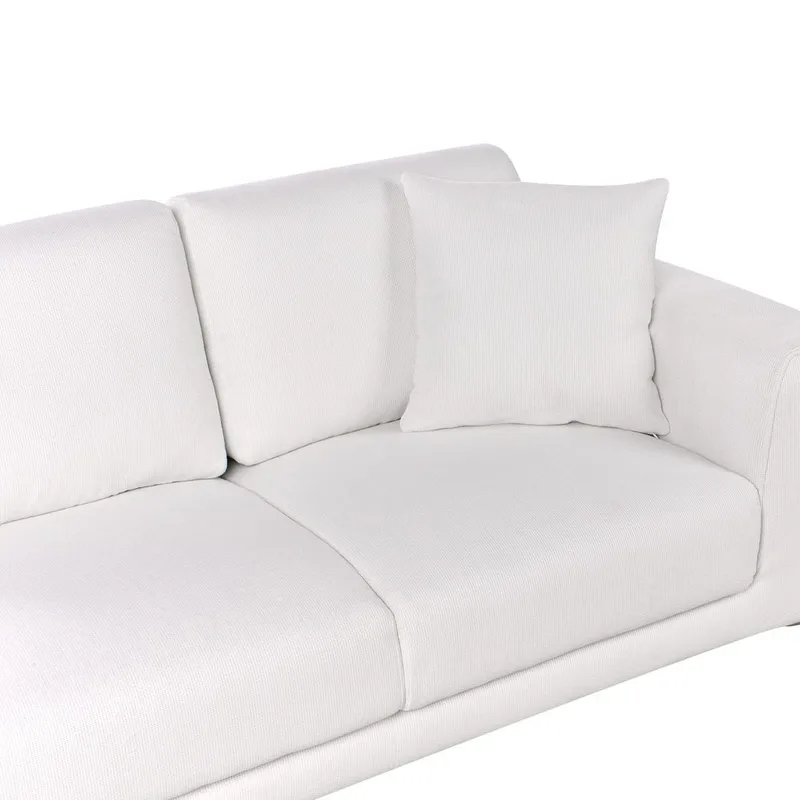 2-sits soffa Reinen - Vit, Svart - Möbler - Soffa - 2 sits soffa