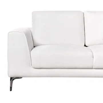 2-sits soffa Reinen - Vit, Svart - Möbler - Soffa - 2 sits soffa