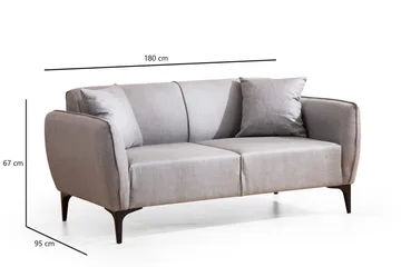 Rossland Soffa 2-sits - Grå - Möbler - Soffa - 2 sits soffa