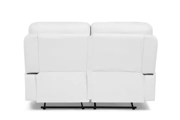 Rovik 2-sits Djup Reclinersoffa 146 cm i Konstläder - Vit - Möbler - Soffa - 2 sits soffa