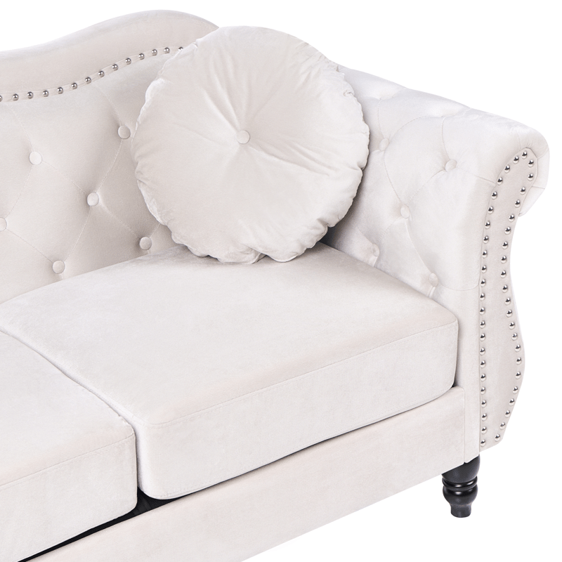 2-sits soffa Skien - Ljusbeige - Möbler - Soffa - 2 sits soffa