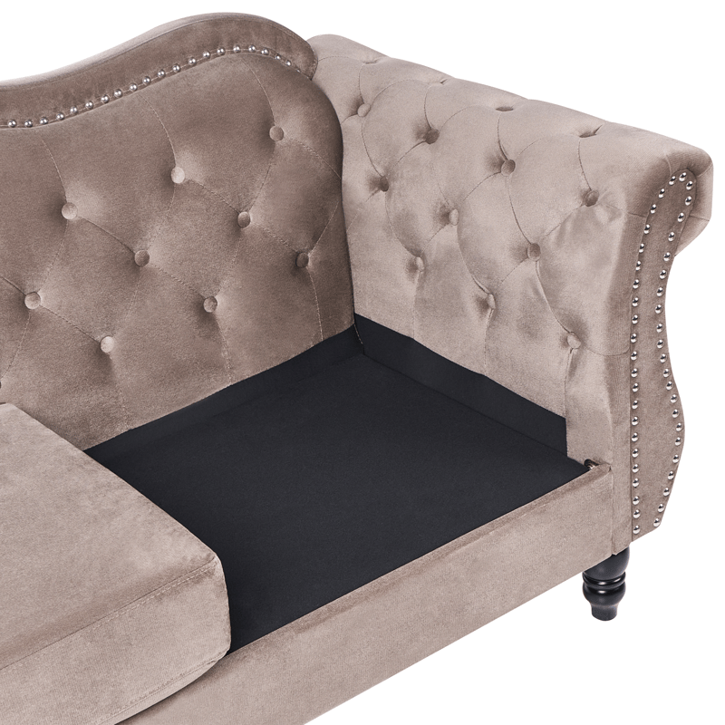2-sits soffa Skien - Taupe - Möbler - Soffa - 2 sits soffa