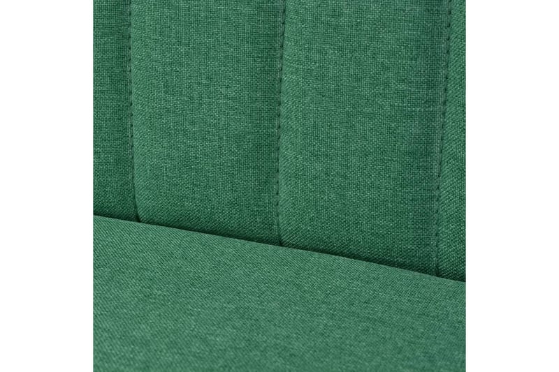 Soffa 117x55,5x77 cm tyg grön - Grön - 2 sits soffa