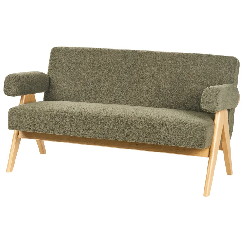2-sits soffa Tamre - Grön, Ljusbrun - Möbler - Soffa - 2 sits soffa