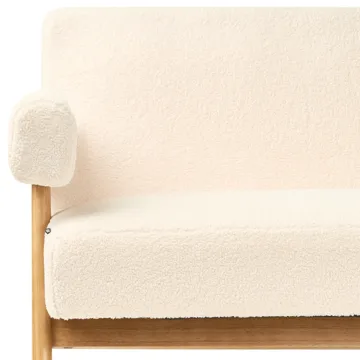2-sits soffa Tamre - Off-white, ljusbrun - Möbler - Soffa - 2 sits soffa