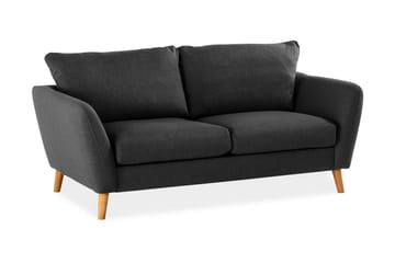 Trend 2-sits Tygsoffa - Svart - Möbler - Soffa - 2 sits soffa