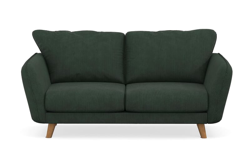 Trend Lyx 2-sits Manchestersoffa - Mörkgrön - Möbler - Soffa - 2 sits soffa