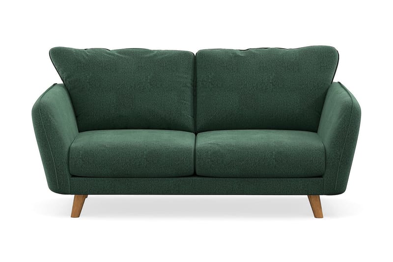 Trend Lyx 2-sits Sammetssoffa - Mörkgrön - Möbler - Soffa - Sammetssoffa