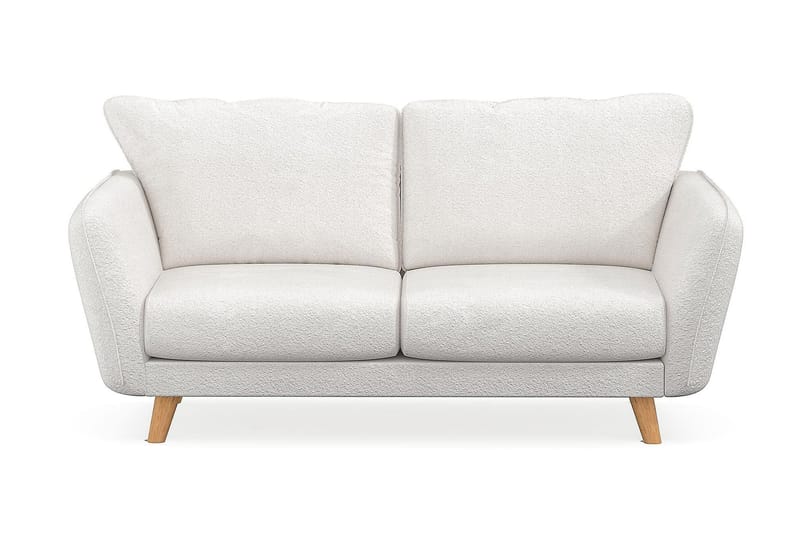 Trend Lyx 2-sits Soffa i Bouclé - Vit - Möbler - Soffa - 2 sits soffa