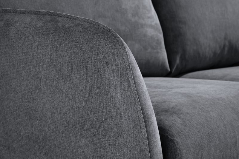 Trend Lyx 2-sits Soffa - Mörkgrå/Ek - Möbler - Soffa - 2 sits soffa