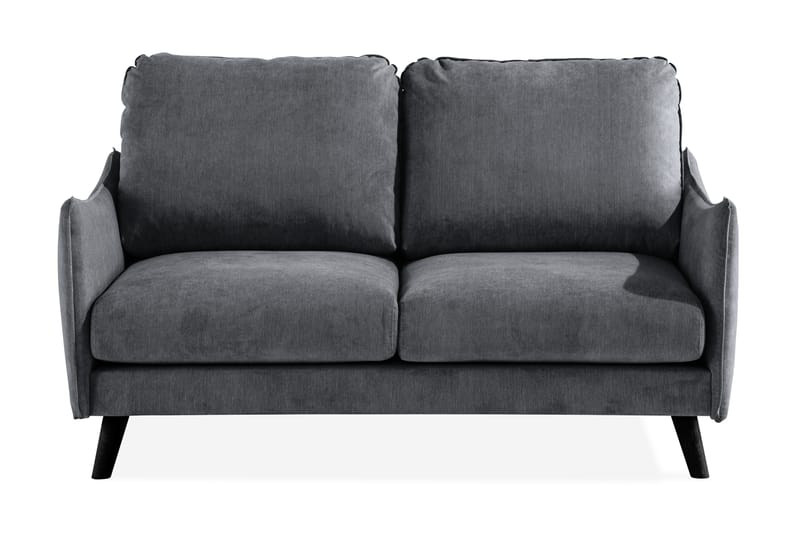 Trend Lyx 2-sits Soffa - Mörkgrå/Svart - Möbler - Soffa - 2 sits soffa