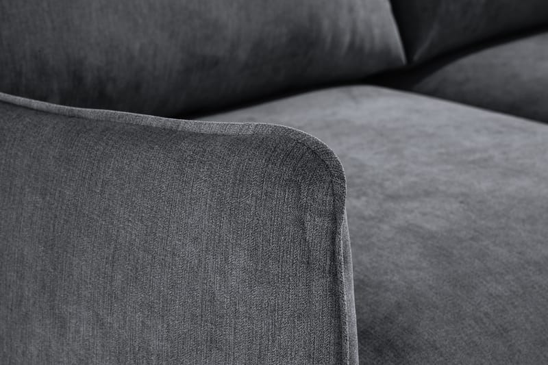 Trend Lyx 2-sits Soffa - Mörkgrå/Svart - Möbler - Soffa - 2 sits soffa
