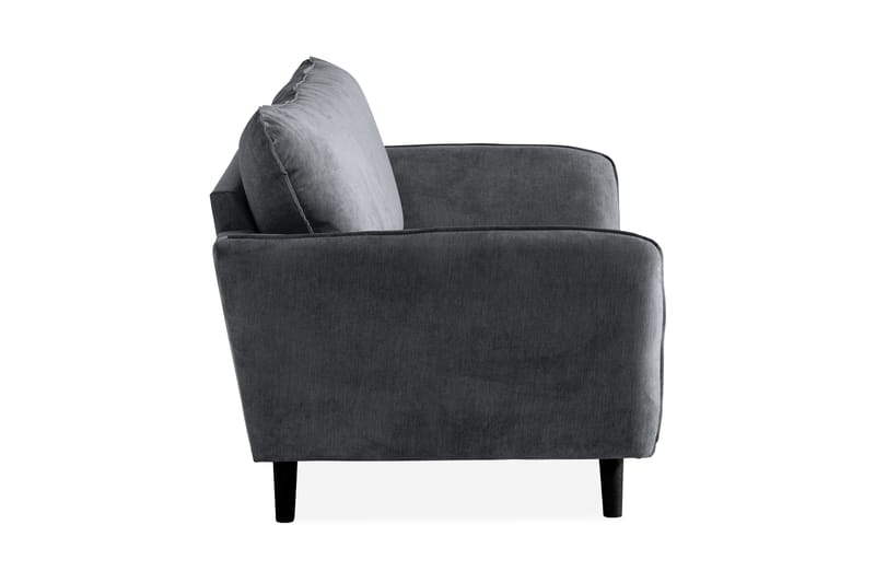 Trend Lyx 2-sits Soffa - Mörkgrå/Svart - Möbler - Soffa - 2 sits soffa
