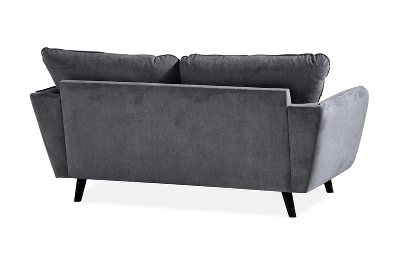 Trend Lyx 2-sits Soffa - Mörkgrå/Svart - Möbler - Soffa - 2 sits soffa