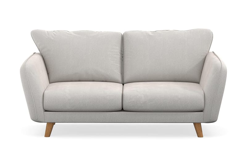 Trend Lyx 2-sits Soffa, Vit Sammet