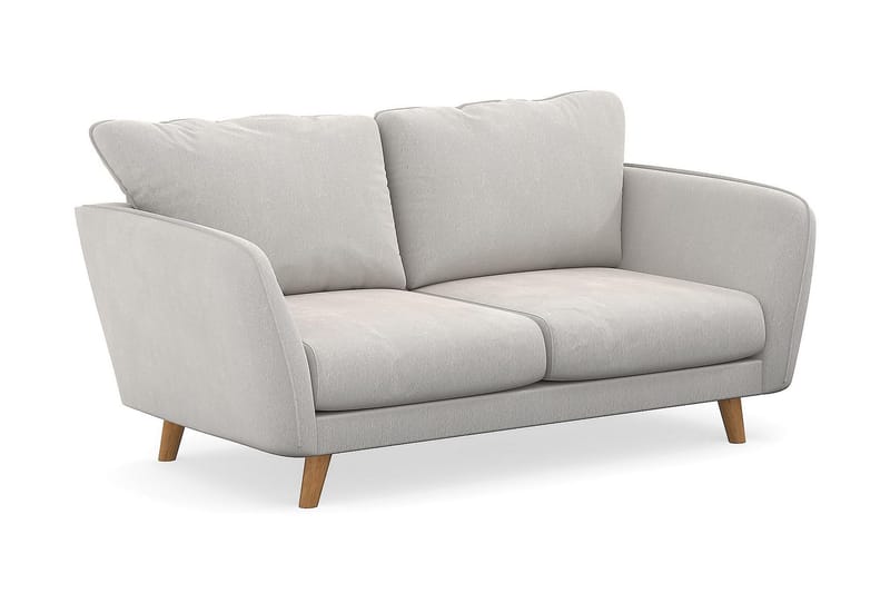 Trend Lyx 2-sits Soffa - Vit Sammet - Möbler - Soffa - 2 sits soffa