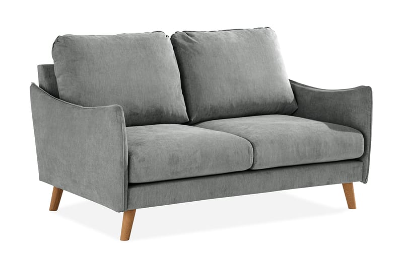 Trend Lyx 2-sits Tygsoffa - Grå - Möbler - Soffa - 2 sits soffa