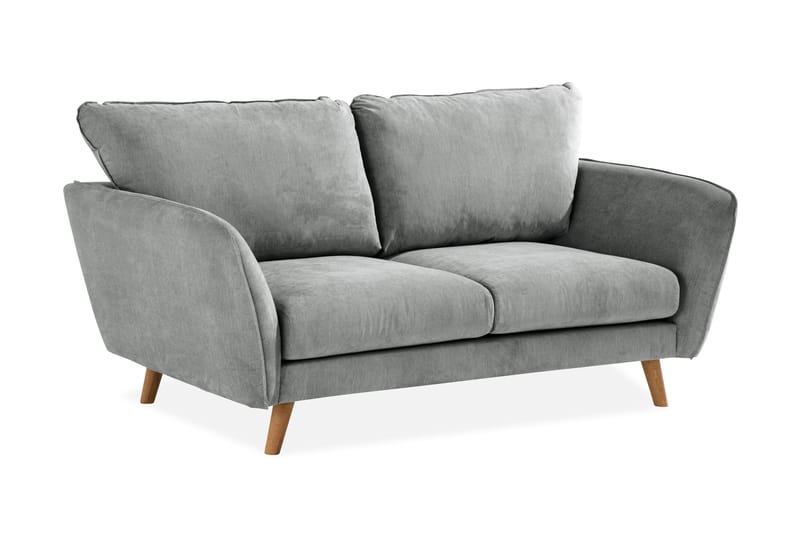 Trend Lyx 2-sits Tygsoffa - Grå - Möbler - Soffa - 2 sits soffa