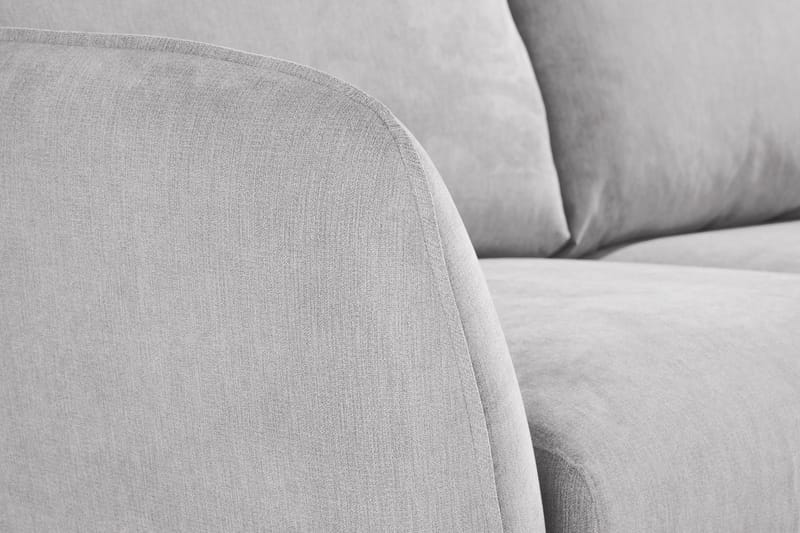 Trend Lyx 2-sits Tygsoffa - Ljusgrå - Möbler - Soffa - 2 sits soffa