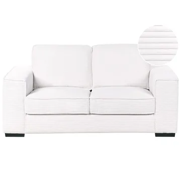 2-sits soffa Vikran - Vit, Svart - Möbler - Soffa - 2 sits soffa