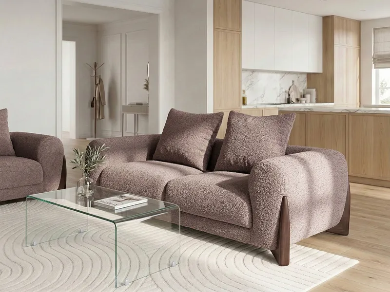 2-sits soffa Vinliden - Rosa - Möbler - Soffa - 2 sits soffa