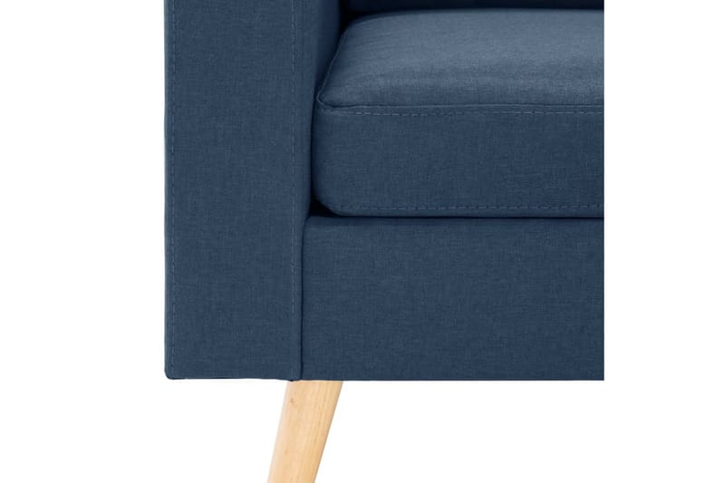 2-sitssoffa blå tyg - Blå - 2 sits soffa