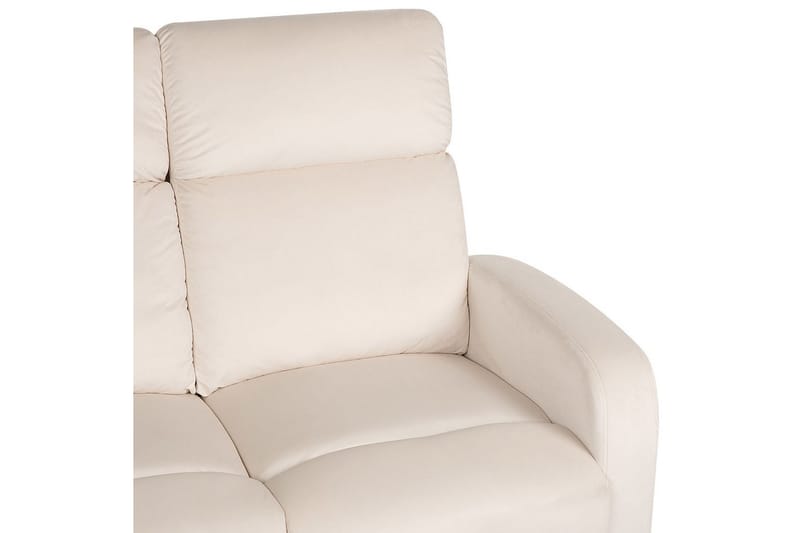 2-sitssoffa elektrisk Verdal Vit - Vit - Möbler - Soffa - Biosoffa & reclinersoffa