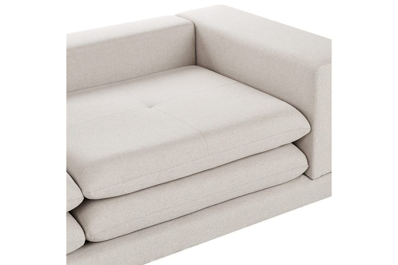 2-sitssoffa Heden Beige/ljust trä - Beige/ljust trä - Möbler - Soffa - 2 sits soffa